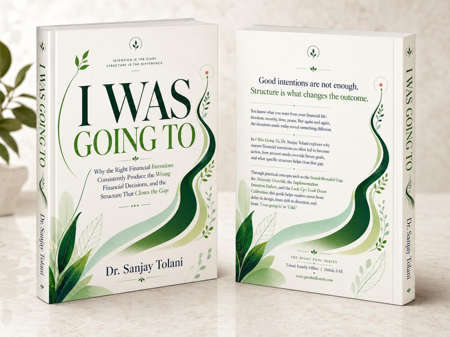 3D mockup of I Was Going To by Dr. Sanjay Tolani
